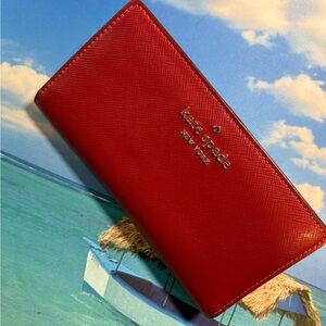 kate spade Cherry Red Madison Wallet